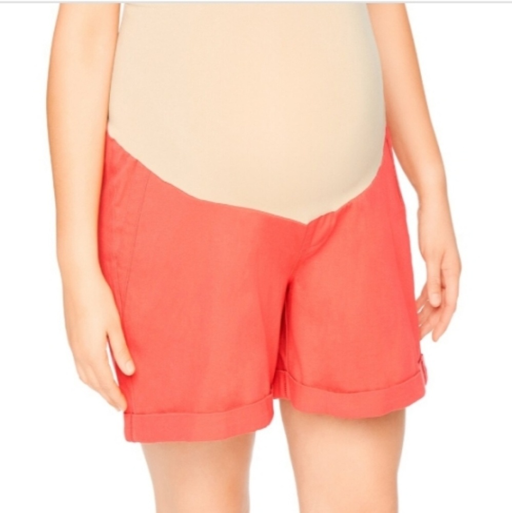 NEW JustBlack Rust Maternity Cuff shorts